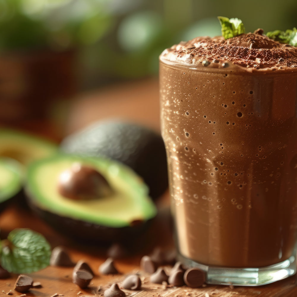 Chilled Avocado Chocolate Dessert