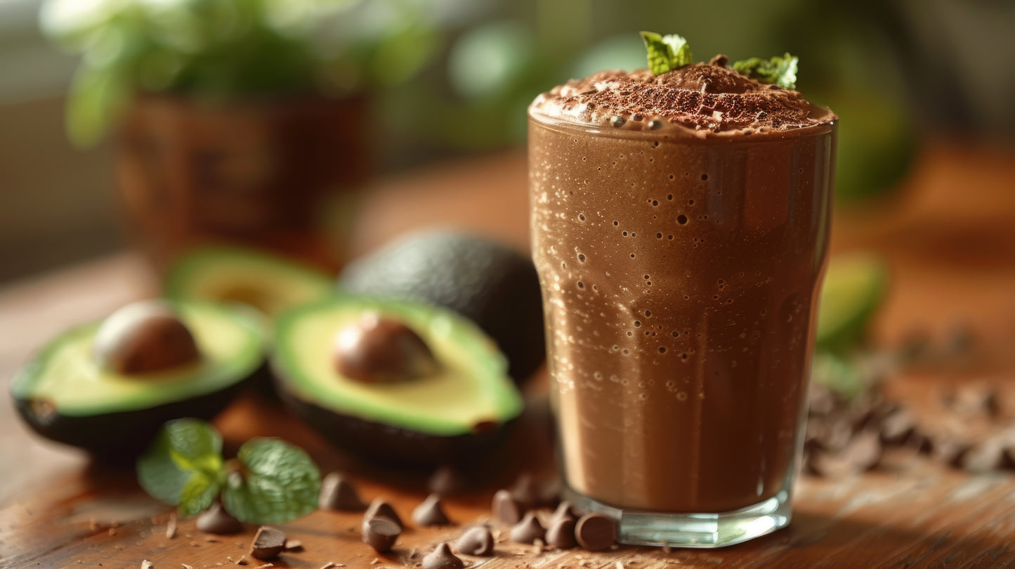 Chilled Avocado Chocolate Dessert