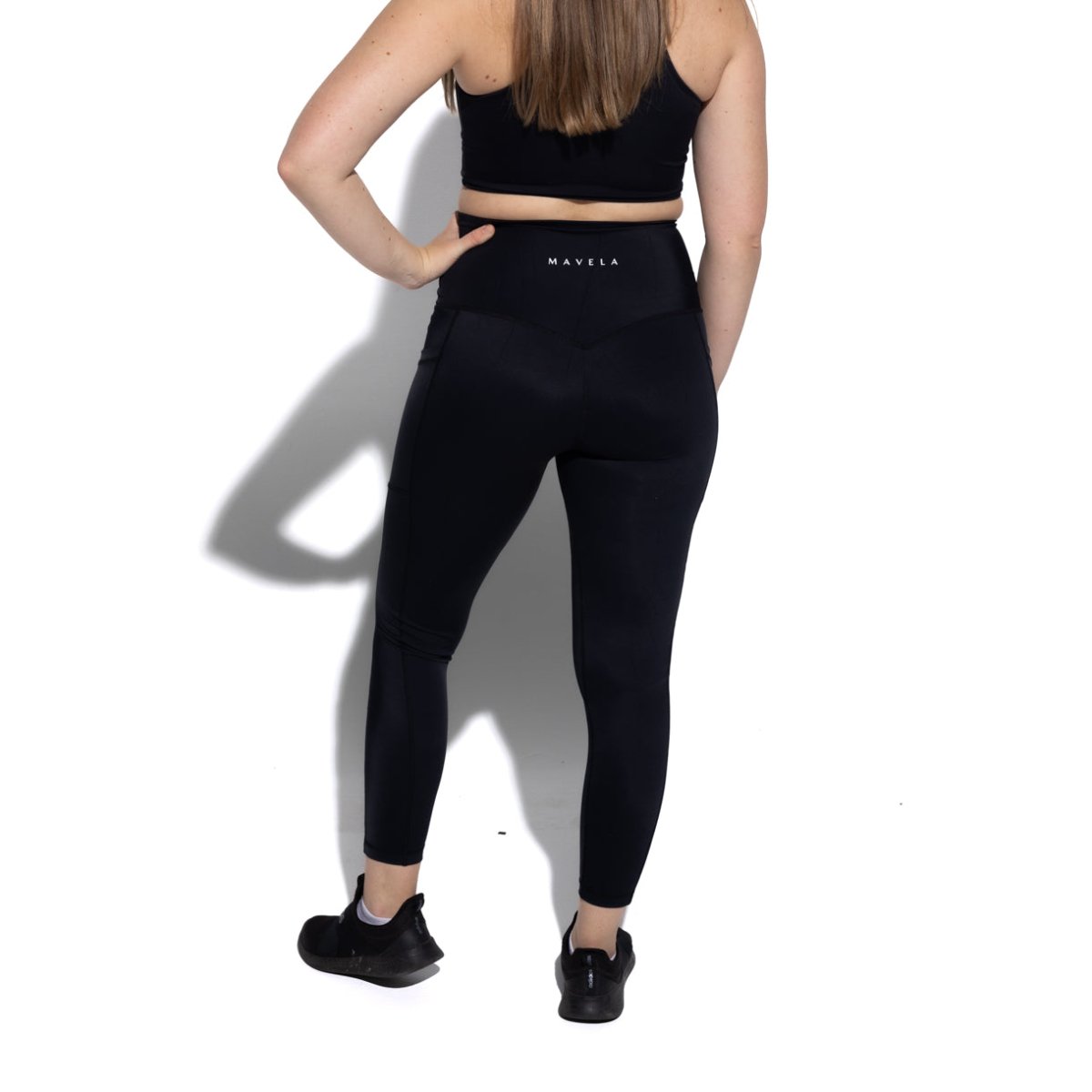 Black Bec Pocket Leggings - MAVELA