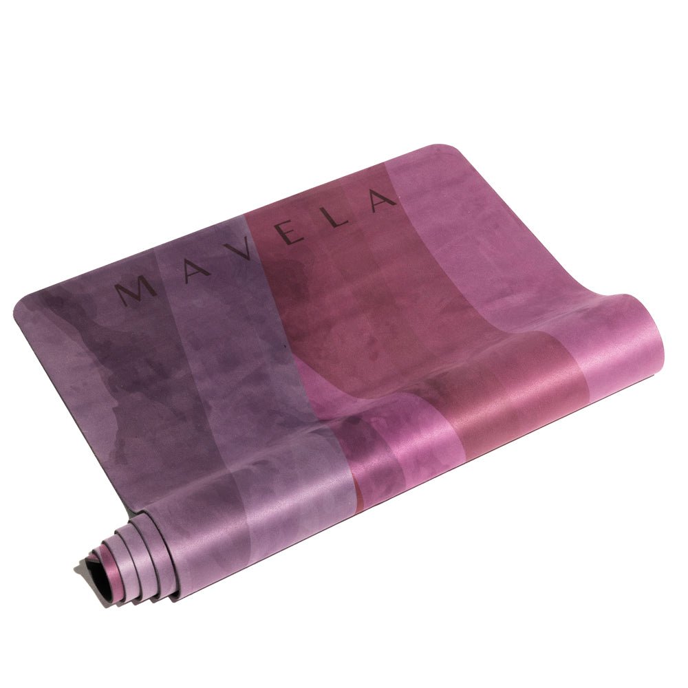 Lavender Microfiber Suede Yoga Mat - MAVELA